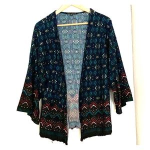 Beautiful kimono style cardigan size L